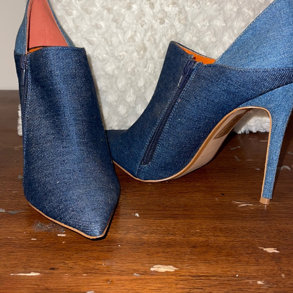 Shoe Republic LA Heels - Denim Patch